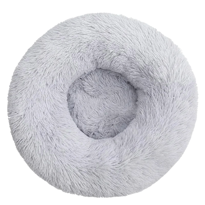Round Plush Pet Bed for Dogs and Cats – Super Soft