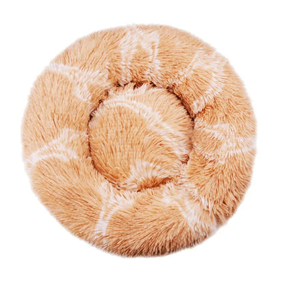 12 Color Round Plush Pet Bed for Dogs and Cats – Super Soft