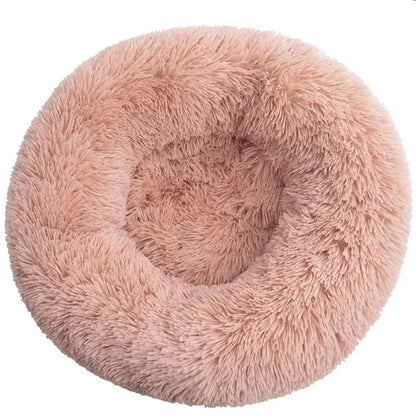 6 Color Round Plush Pet Bed for Dogs and Cats – Super Soft