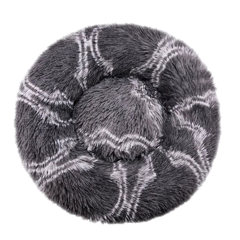 10 Color Round Plush Pet Bed for Dogs and Cats – Super Soft