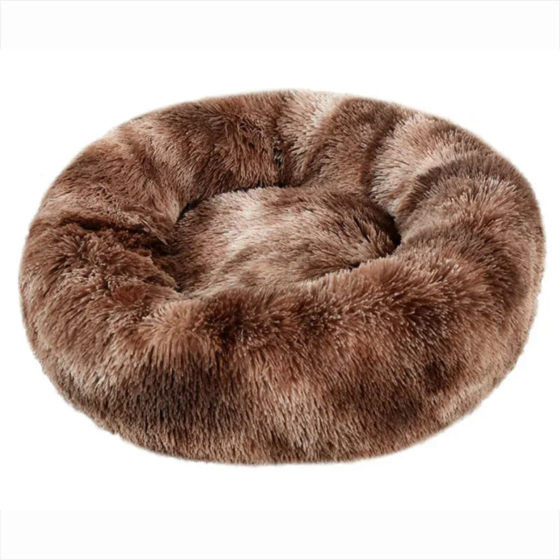 11 Color Round Plush Pet Bed for Dogs and Cats – Super Soft