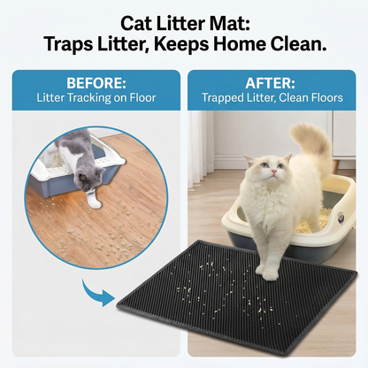 Double Layer Cat Litter Mat