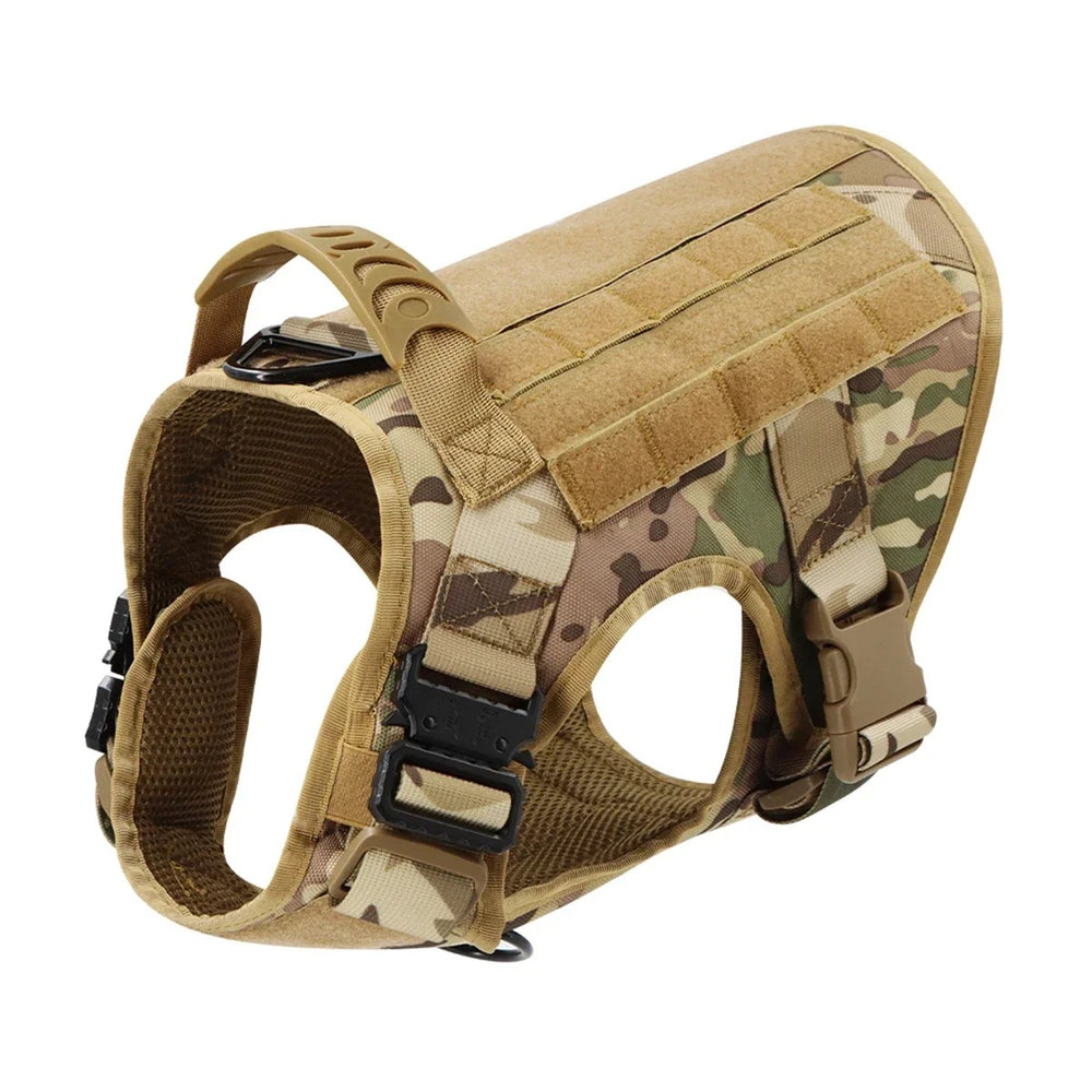 Tactical Dog Harness Set With Leash And Collar